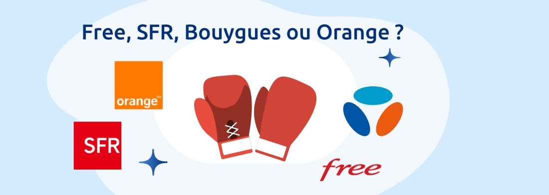 Comparatif Free, Orange, SFR et Bouygues