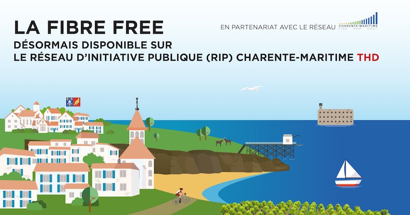 La Freebox Fibre dans les Charentes Maritimes