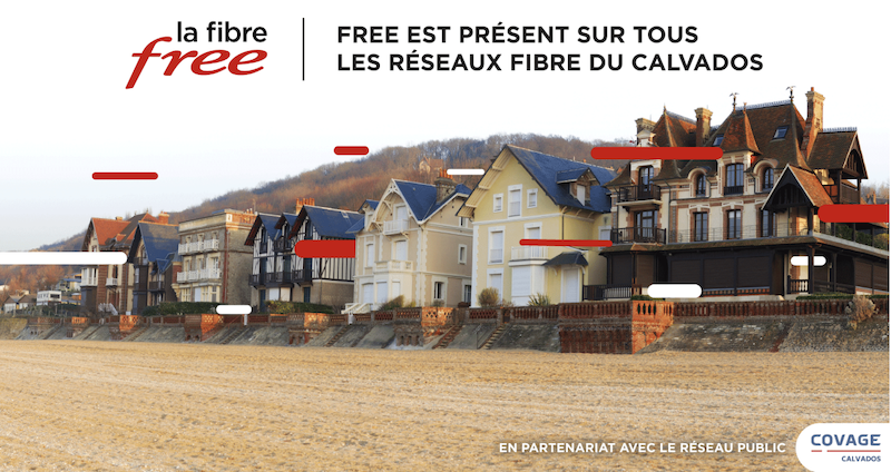 L'annonce de l'arrivée de la Freebox Fibre sur les réseaux Fibre Calvados Normandie et Coeur Fibre