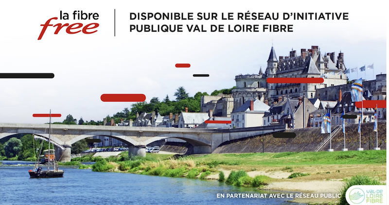 L'annonce de l'arrivée de la Freebox Fibre sur le réseau FTTH Val-de-Loire Fibre