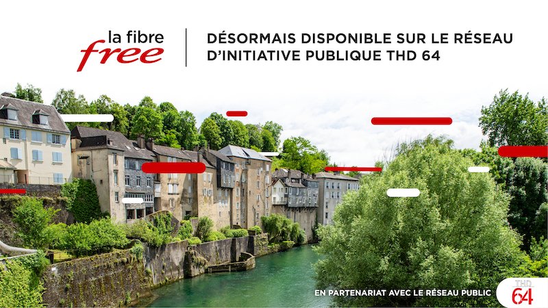 L'annonce de l'arrivée de la Freebox Fibre sur le réseau FTTH Gironde Haut Méga